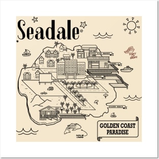 SEADALE MAP Posters and Art